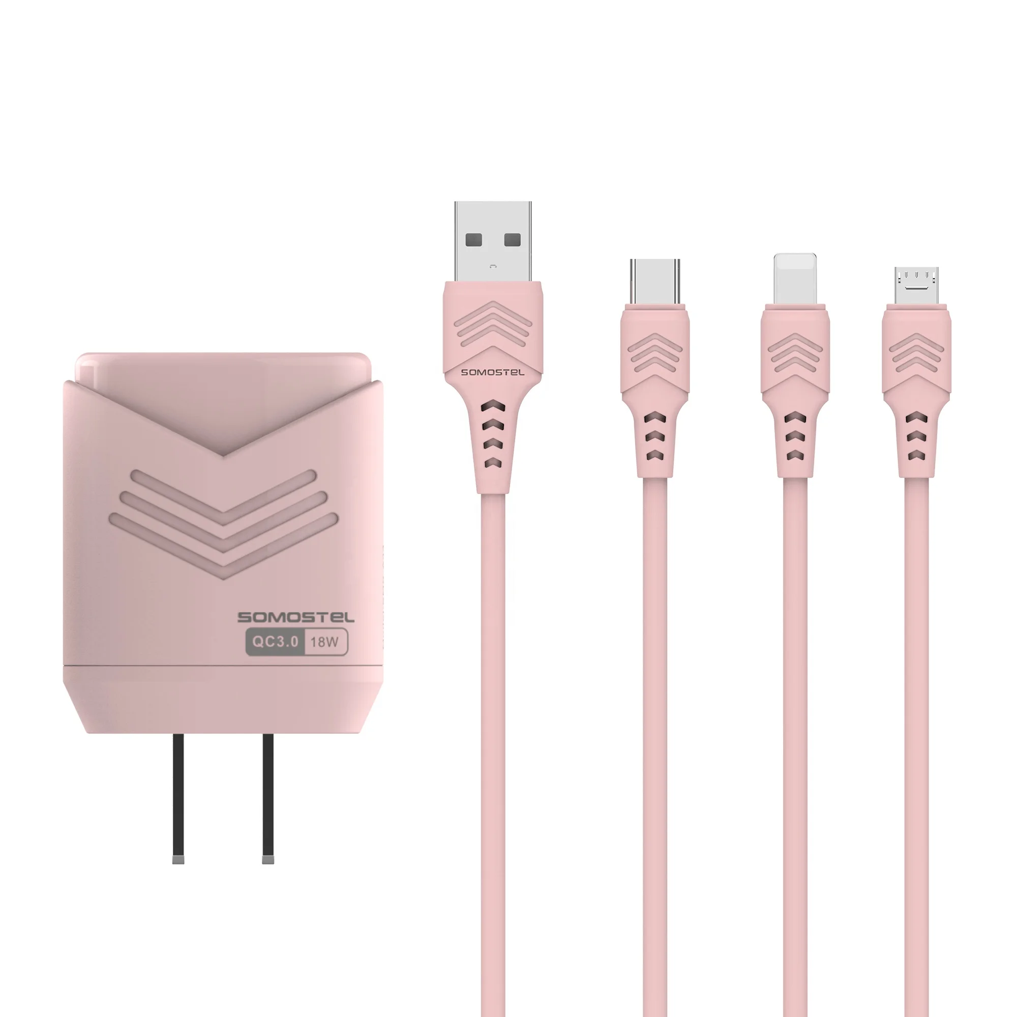 Somostel Original Fast Charger A33 QC3.0 Private Mold Mobile Charger Fast Charge USB3.0 portable charger for iPhone adapter kit