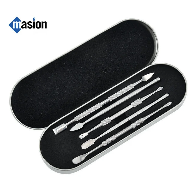 wholesale stainless steel dabbing tool set work with dab mate dab nail in carry case
