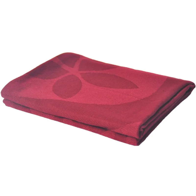 BLUE PHOENIX  summer thin blanket airline 100% modacrylic jacquard hem custom flame retardant cheap wholesale for airplane