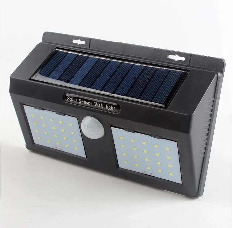 Waterproof Solar Wall Lamp 40 LED Solar Light  Human Body Induction Motion Sensor LED Solar Garden Light