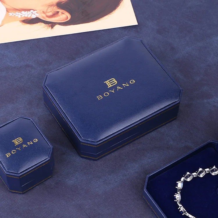 Boyang Unique Design Paper Jewelry Gift Boxes Empty Ring Box Custom Logo