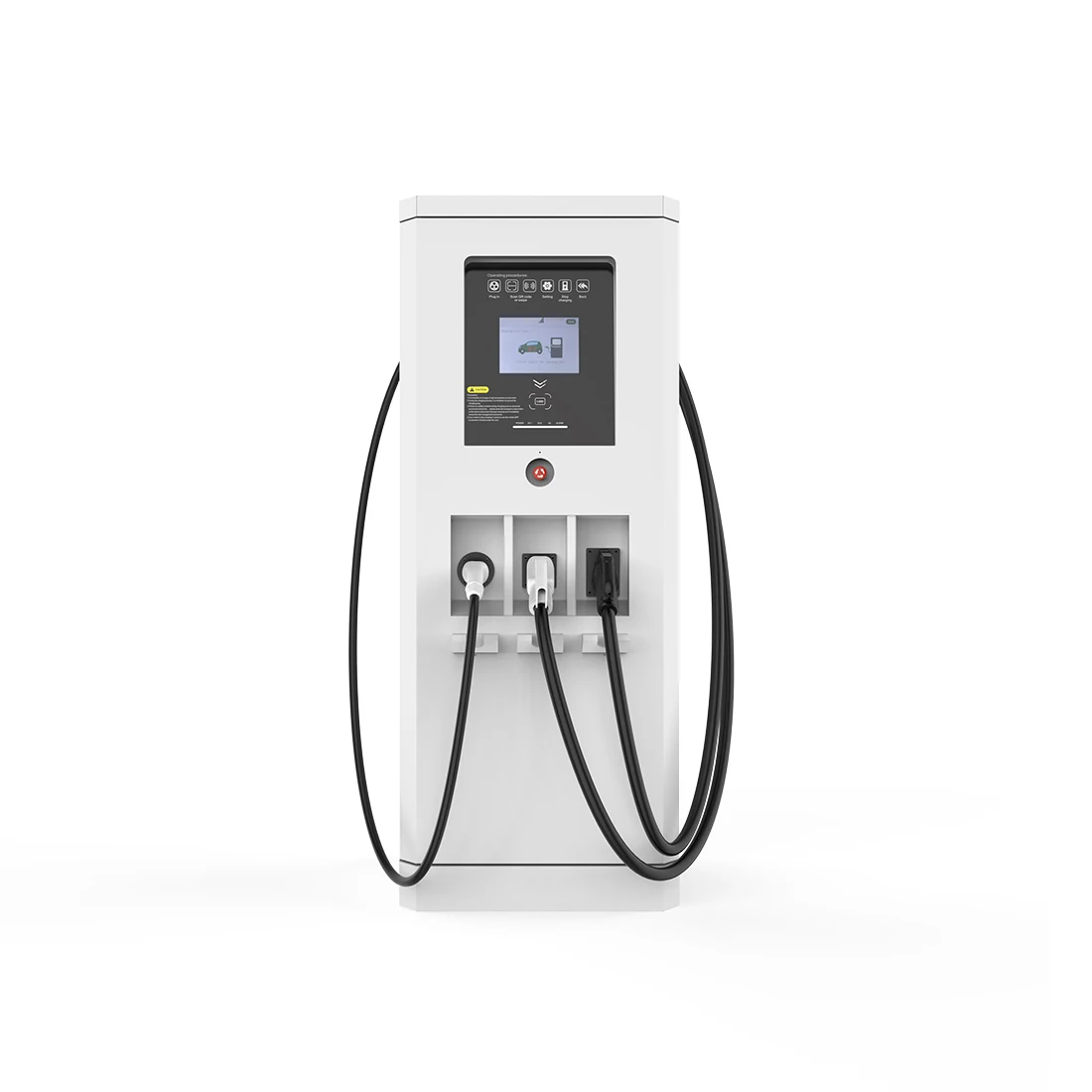 Напольная напольная Автомобильная зарядная станция OCPP CCS chademo, кВт постоянного тока