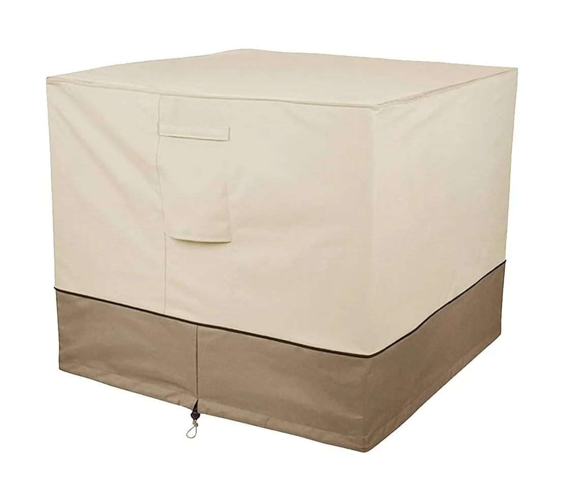 Чехлы кондиционера для наружных устройств-34x34x30 дюймов прочная крышка переменного тока водостойкая ткань ветрозащитная конструкция