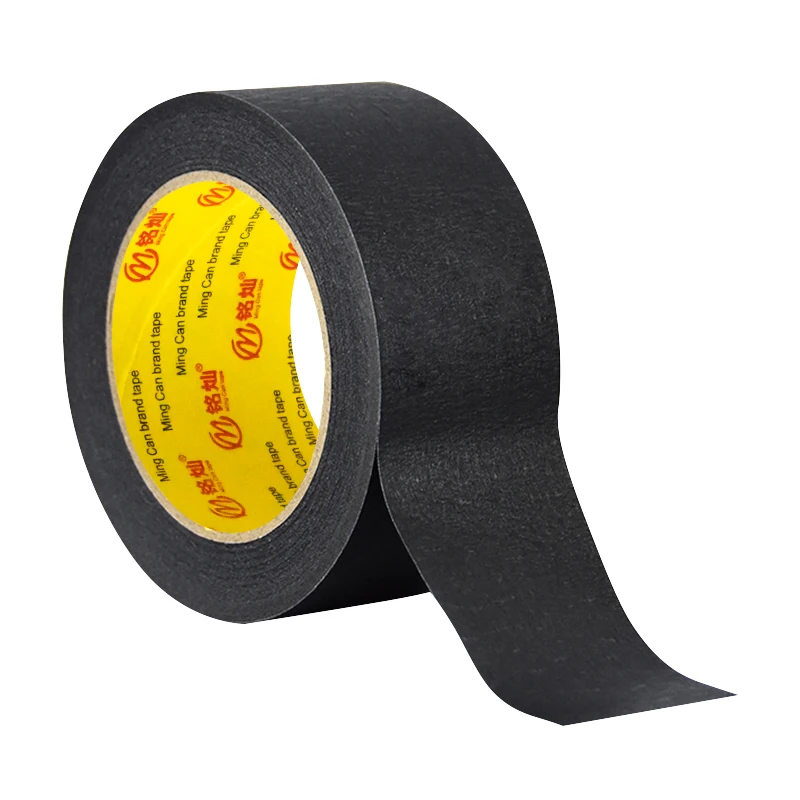 Painters Tape Rubber Glue Black Pre Tape Masking for Automotive Home Office Crafts DIY Art