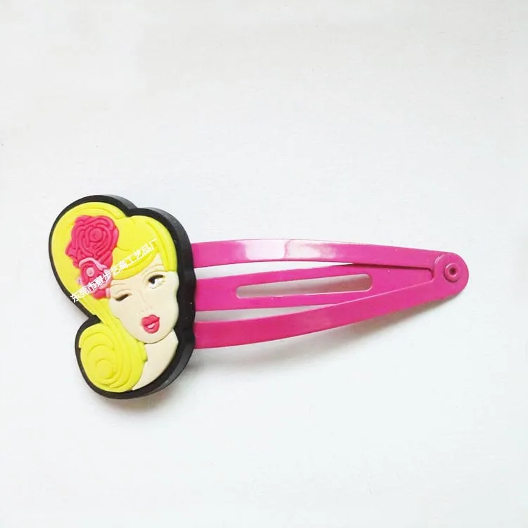 Factory custom Cute and beautiful plastic Hair Clip