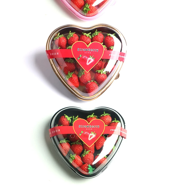 Beautiful Packaging Clear Containers Plastic Heart Shaped Boxes For Chocolate Flowers