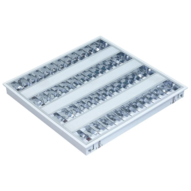 Светодиодная Встраиваемая решетка высокой мощности, квадратный потолочный светодиодный панельный светильник с SMD