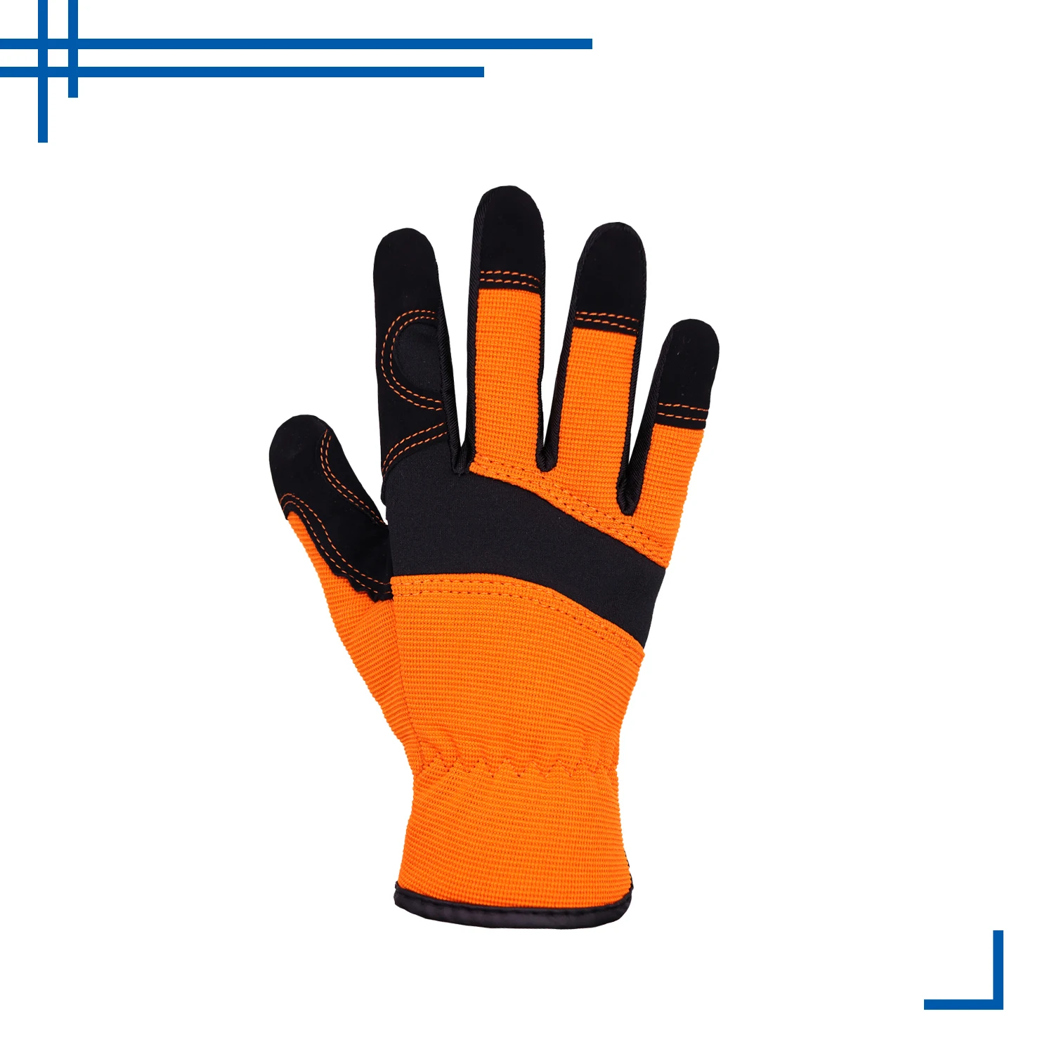 HANDLANDY orange china factory gloves nubuck Kids Gardening kids DIY gloves Children Work Gloves for Child