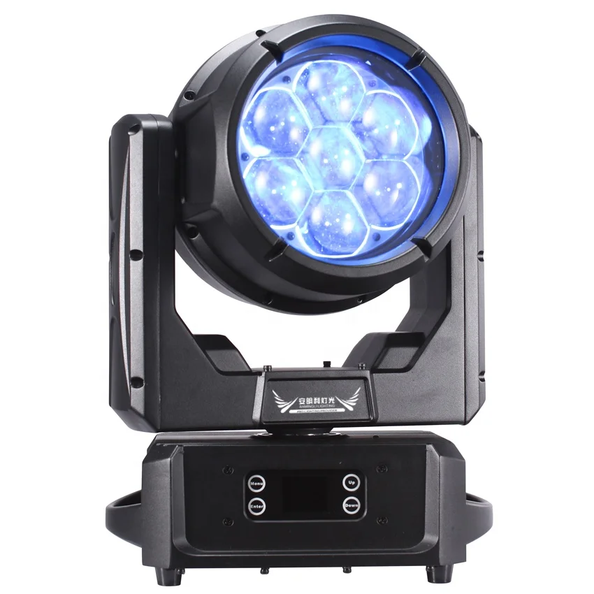 IP65 7*60W LED Wash+zoom moving head lights for outdoor
