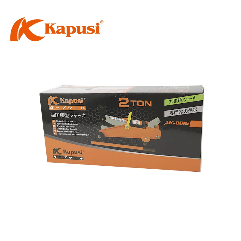 KAPUSI K-0017 2 Ton Hydraulic Floor Trolley Car Jack Mark Scissor Jack with Net Weight 8.5KGS
