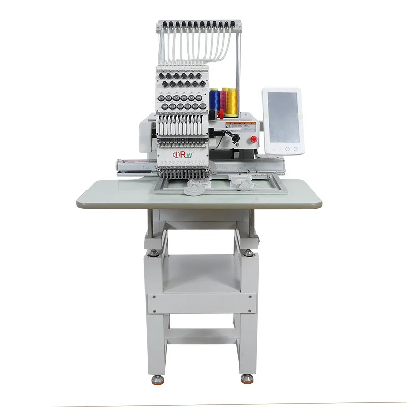 2022 Factory Direct 8 Needles T-shirt Single Head Computerized Embroidery Machine  Auto Commercial Embroidery Machine
