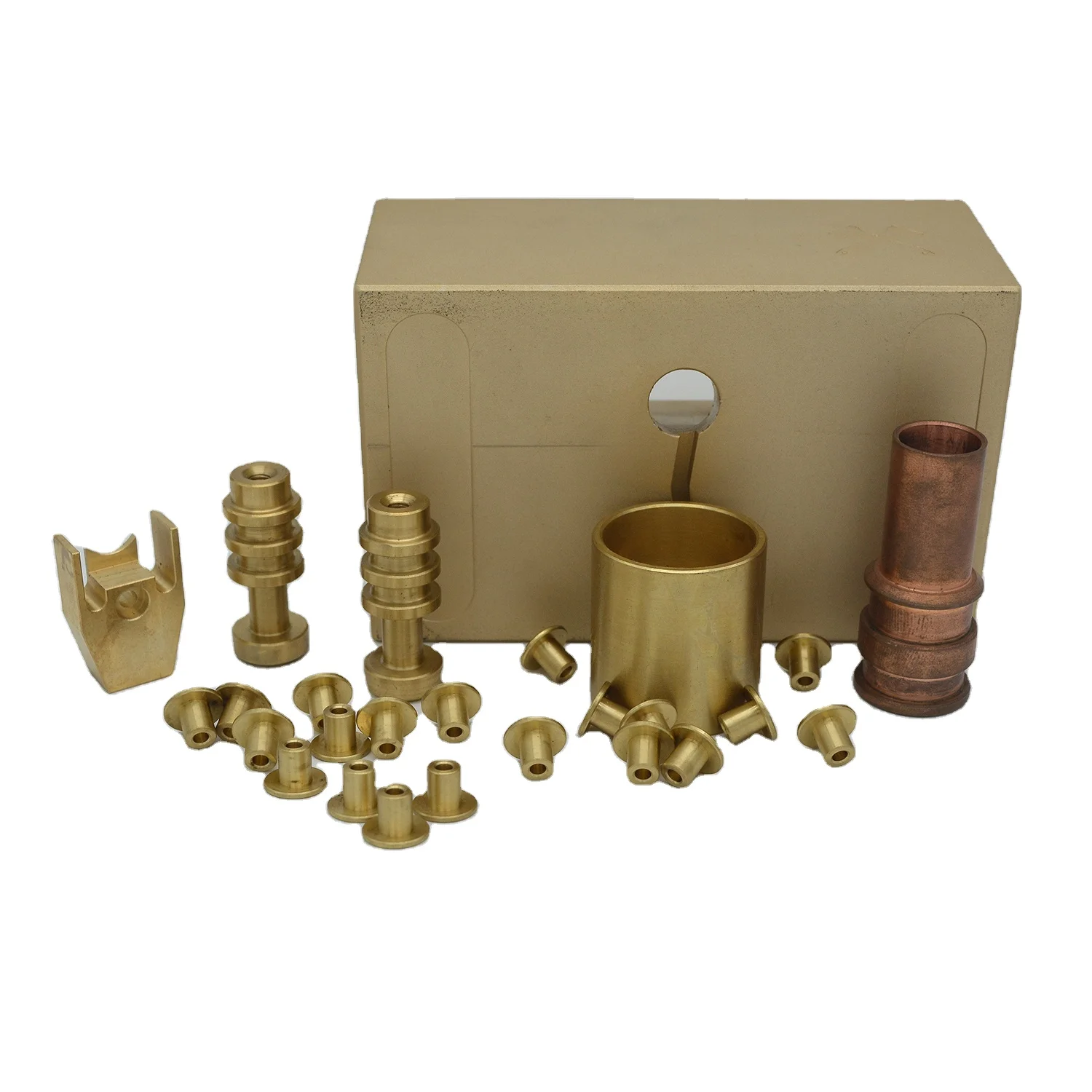 Custom Copper Brass Part Cnc machining turning milling items brass hot forging parts