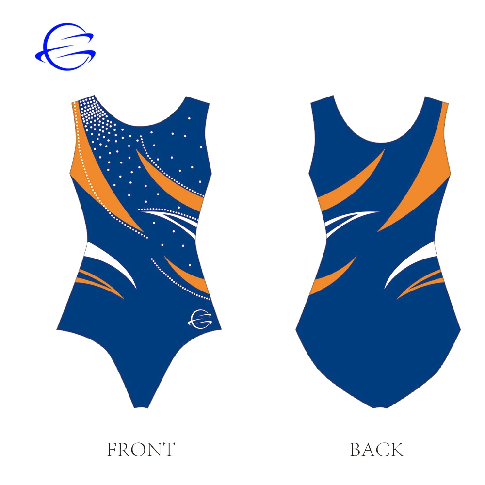 New high quality custom  Girls ballet dance wear girl sleeveless gym leotard gymnastics leotards