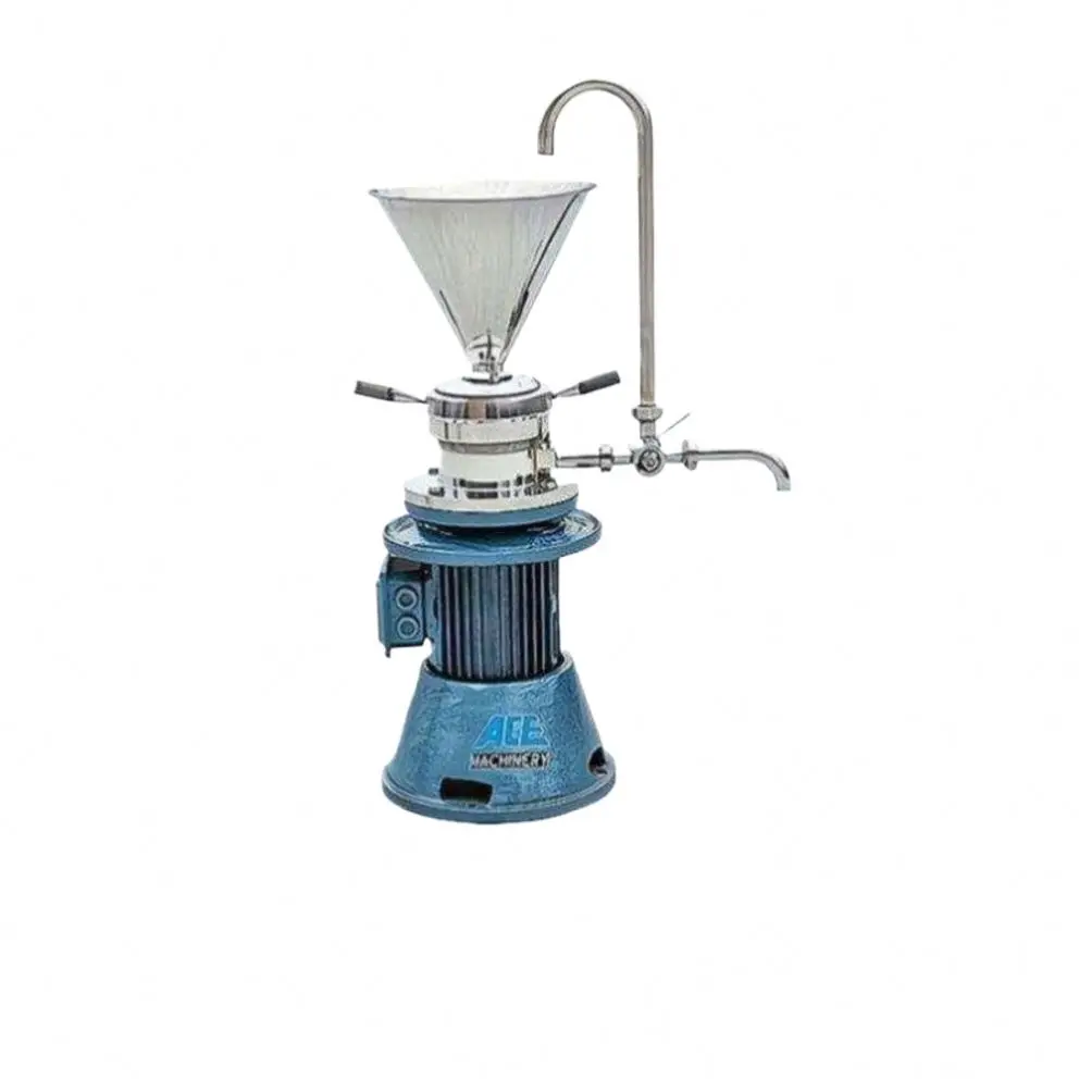 Industrial Almond Butter Colloid Mill Sesame Tahini Peanut Butter Making Machine Cocoa Soya Beans Grinding Equipment