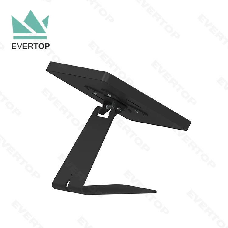 LST15-C 360 Degree Rotate Flip Touch Screen Restaurant Tablet Kiosk Stand Display for iPad Kiosk Stand on Table/Desktop/Counter