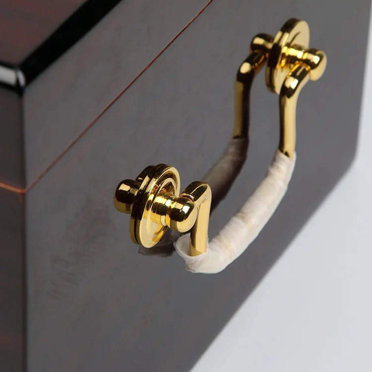 FHbiz Custom Luxury Wooden Brand Cigar Box for 50 Cigar storage