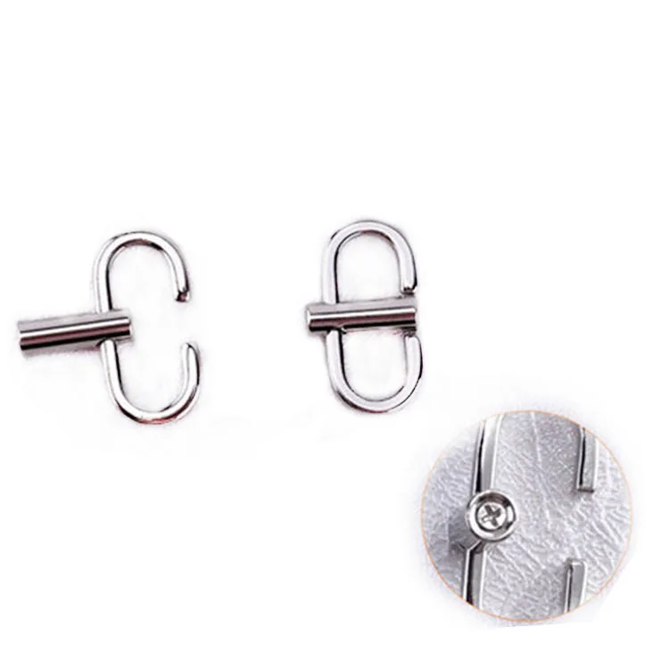 Hot Sale  Metal Bag Chain Adjustable Buckle   Accessories Luggage Strap Chain Length Shortening Adjustable Button