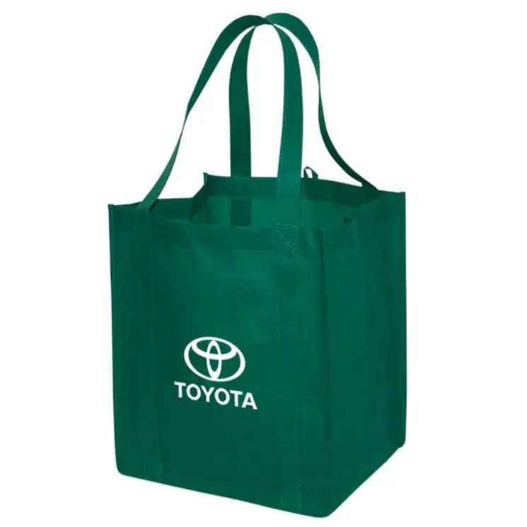 China Biodegradable Shopping Polypropylene Tote Non Woven Bag, Custom Logo Printed Reusable Bag