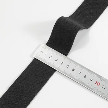 25mm Black Elastic Webbing Aramid Fiber  Aramid r Custom Tape Outdoor Seatbelt Webbing