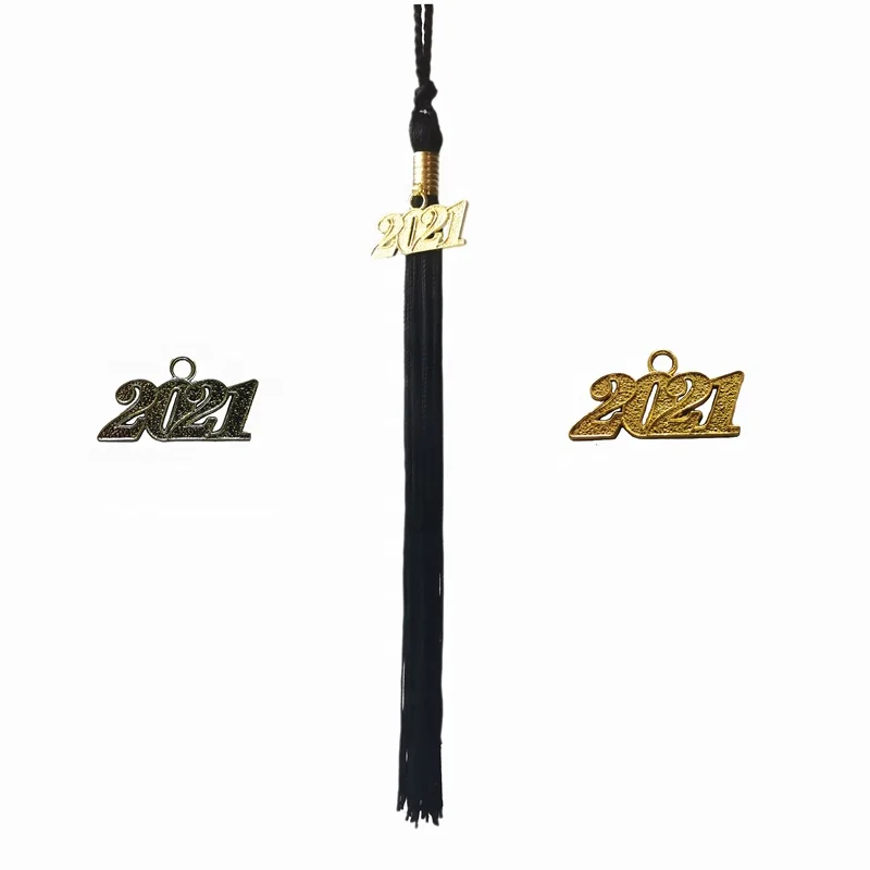 
Factory Direct Hot sale black color 2021 Graduation cap Tassel 