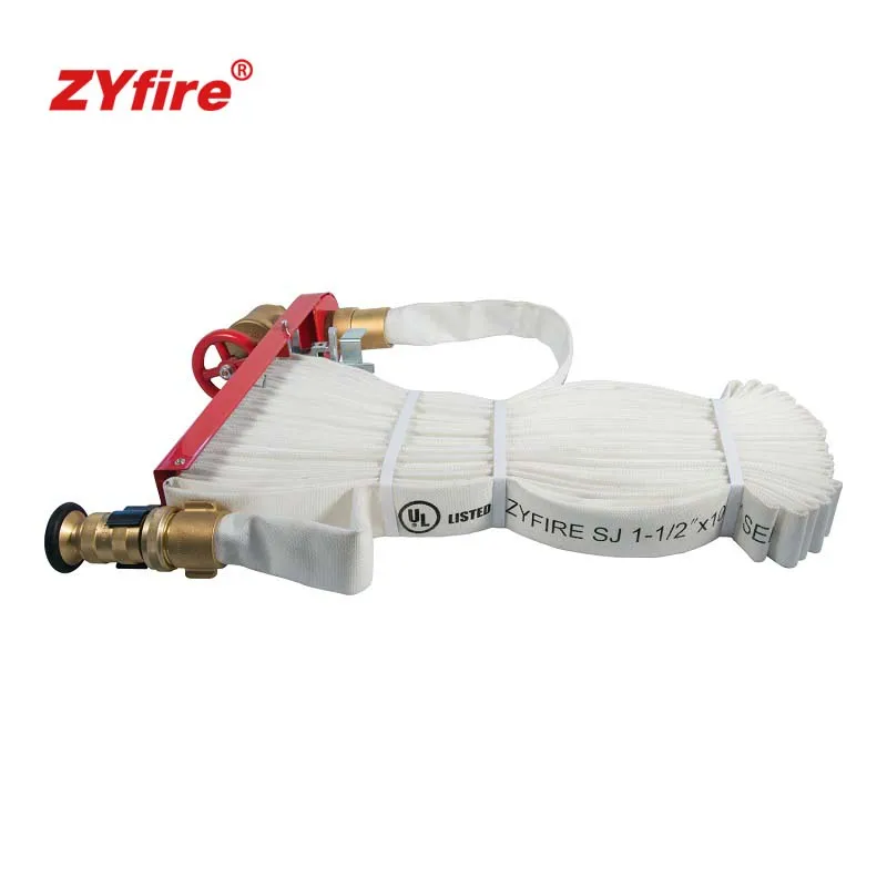 ZYfire firefighting equipment & accessories single jacket layflat fire hose for fire fighting