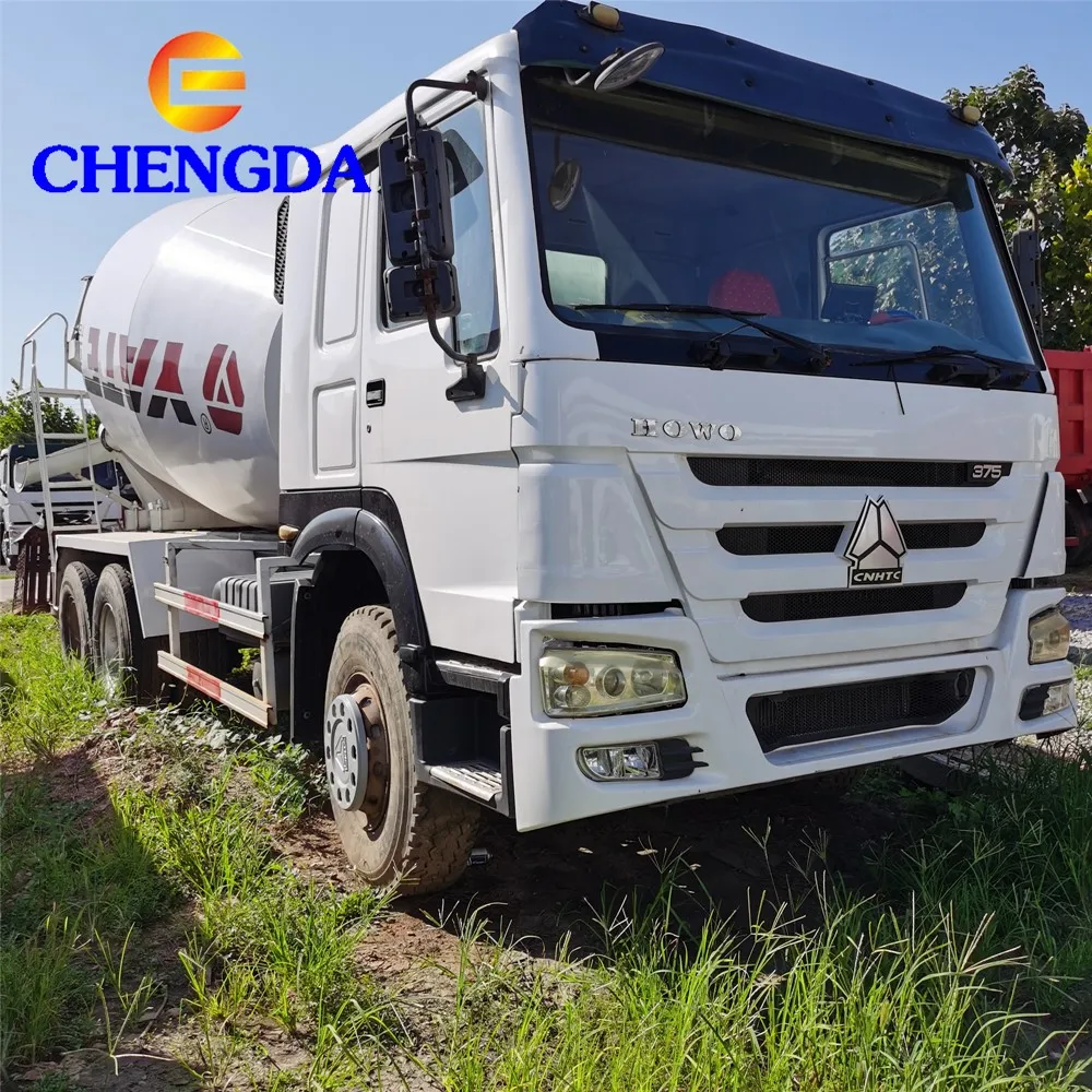  Прямая продажа хорошее состояние б/у Бетономешалка sinotruck howo бетономешалка для