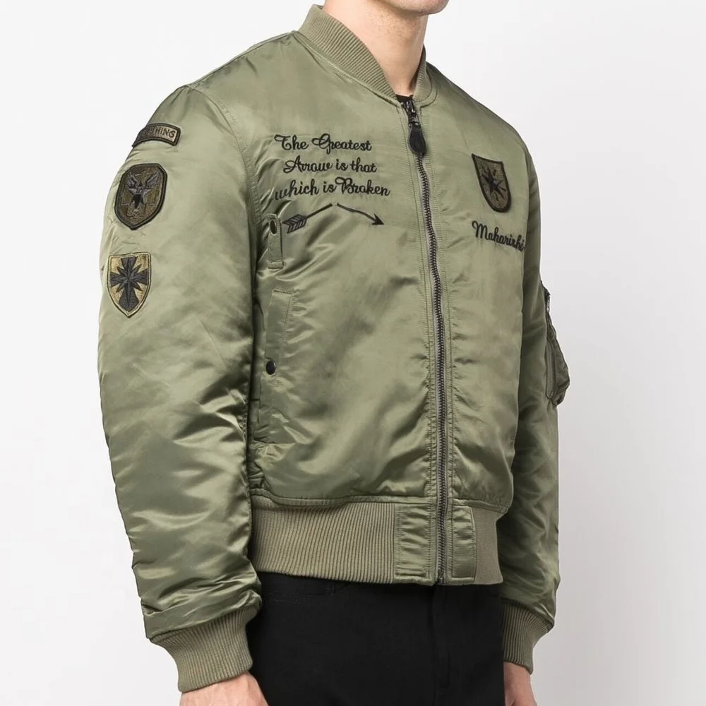 Factory Wholesale Men jacket fashion jacket wholesale custom top quality MA-1 Flight bomber jacketmotorcycle jacket