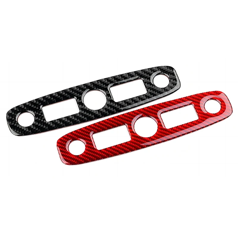Real Soft Carbon Fiber Reading Light Frame Cover For Tesla 3 Y 2024 Highland Luxury Interior Decor Trim Protection Features