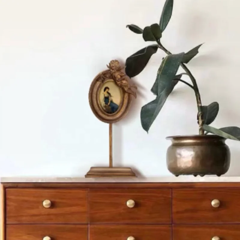 Light Luxury Retro Screen Decorative Painting Living Room Wall Hanging Literary Desktop Photo Frame Ornament Painting