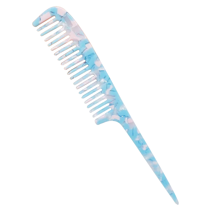 INS factory wholesale comb veil highlighting high frequency hair comb parting comb rat tail