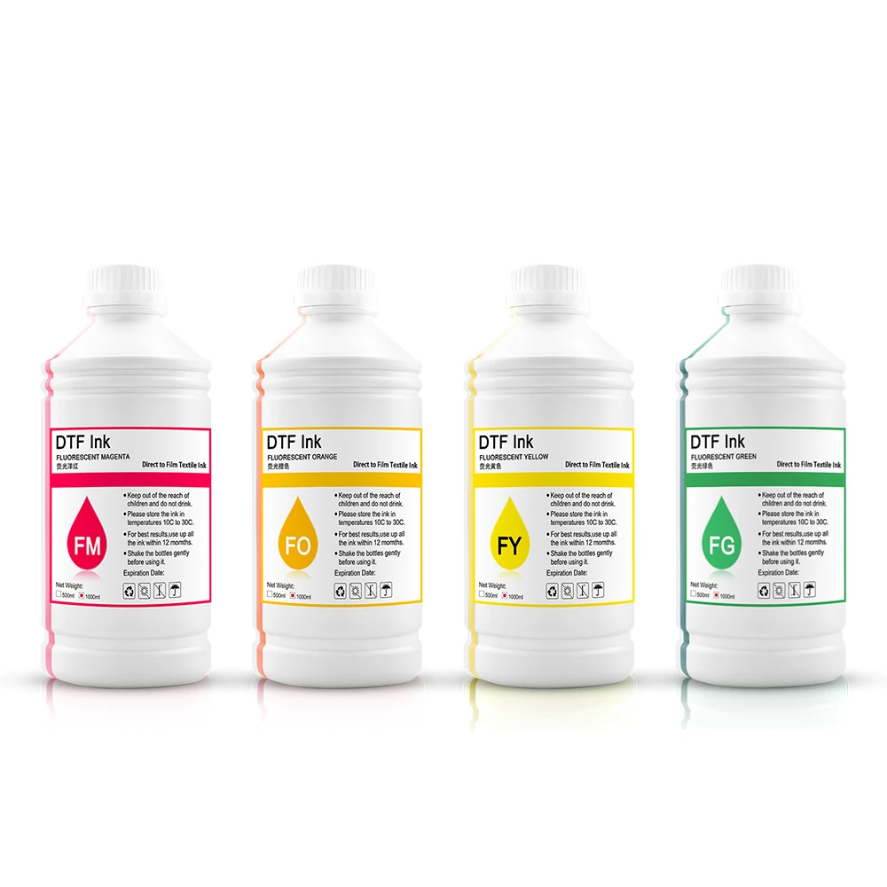 Supercolor Cheap PLK Puff  MT Offset Fluorescent Color PET Film Premium Box Pack DTF Pingment Ink For Epson P900 M308 For Ricoma