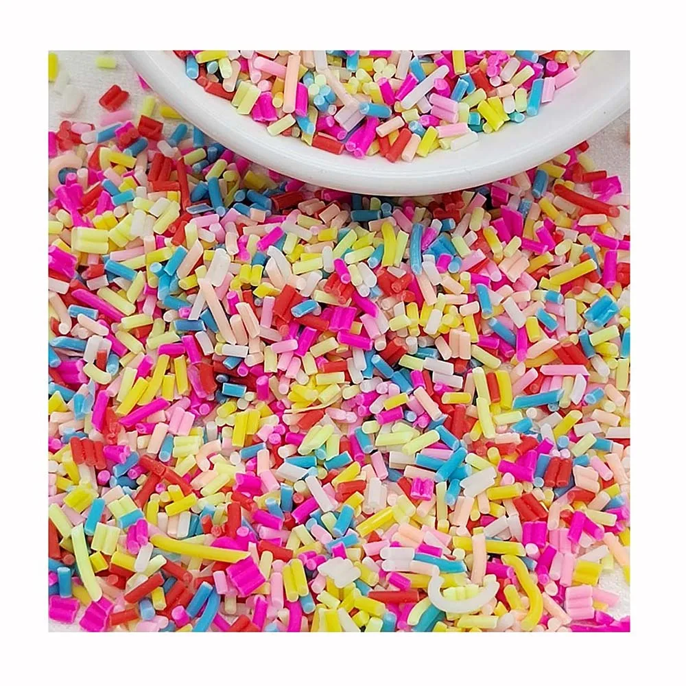 Mixed Color Clay Chocolate Sprinkles DIY Parts Simulation Cake Decorating Polymer Clay Sweets Decor Decoration