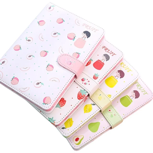 Блокнот с магнитной застежкой и сердечками для девочек милый Канцтовары учеников маленький дневник школьные