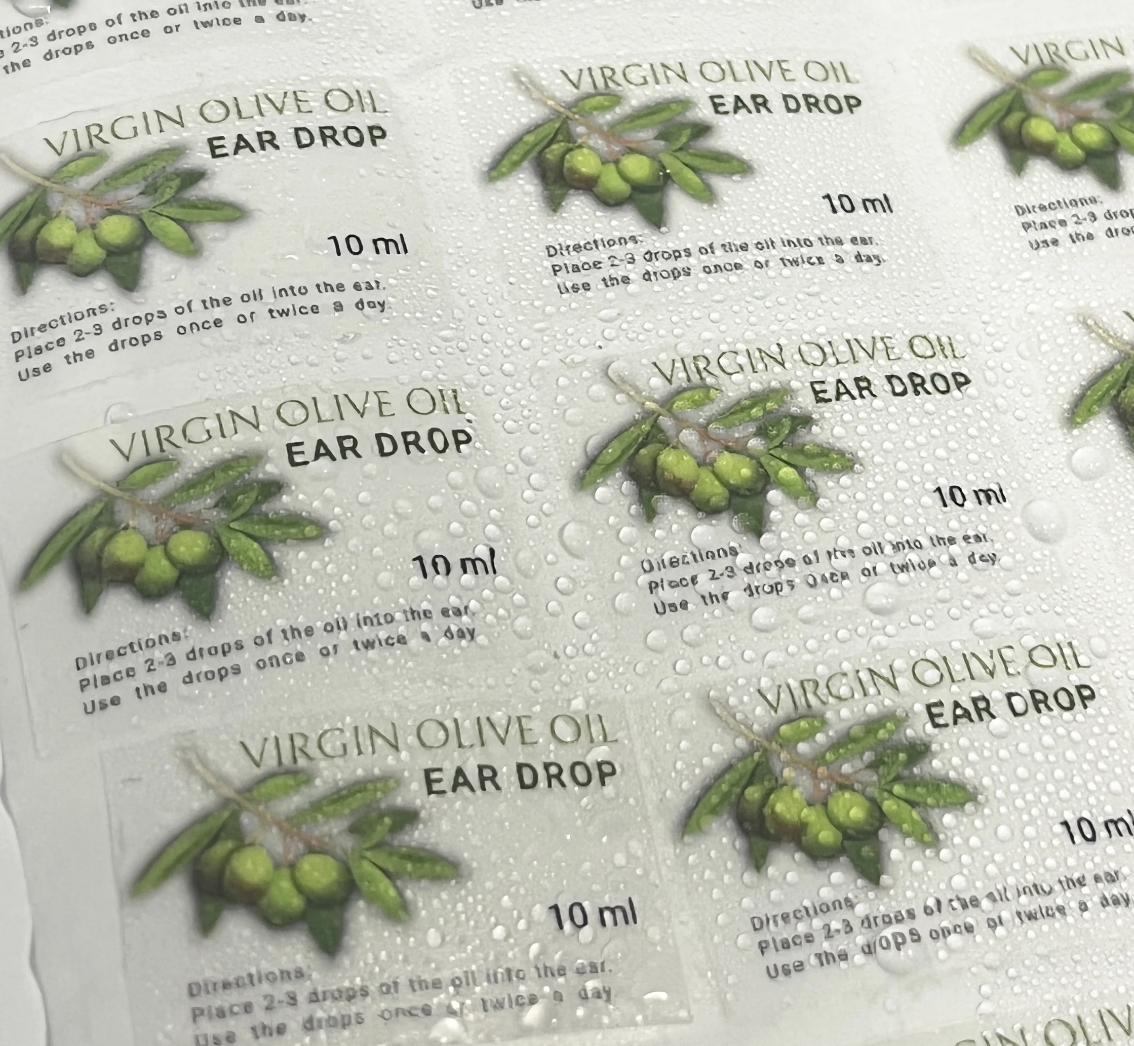 Bopp Plastic Film Cosmetic Clear Jar Etiquettes Packaging Transparent Labels Vinyl Sticker Roll White Print On Clear labels