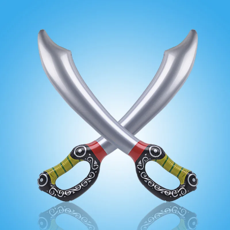 Halloween Party inflatable Pirate sword 70CM Cosplay Toys Stage props