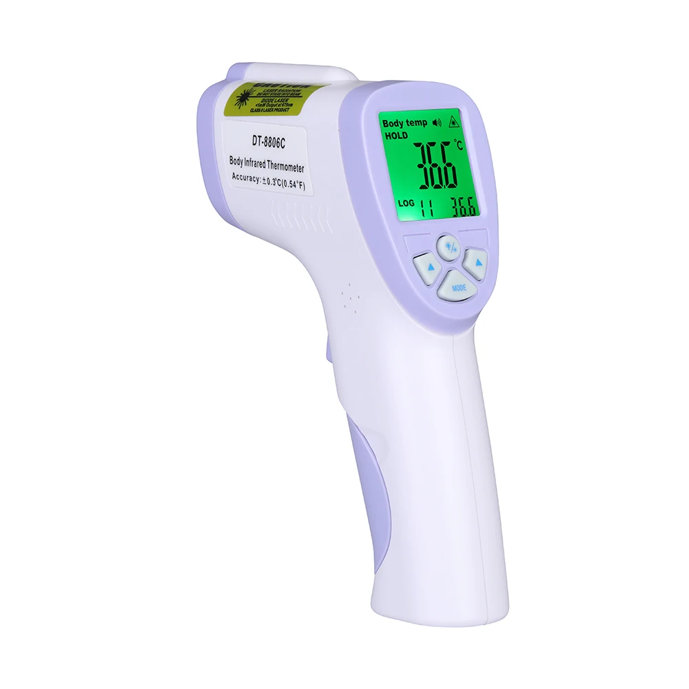 
Digital Infrared Forehead Body Surface Temperature Meter Measurement Data Hold Thermometer 