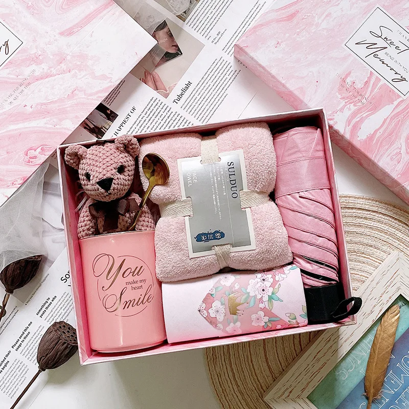 Novedades 2023 regalo comunin предложение подружки невесты Набор подарочных коробок regalos para mujer подарочные наборы для дня рождения женщин кружка зонтик