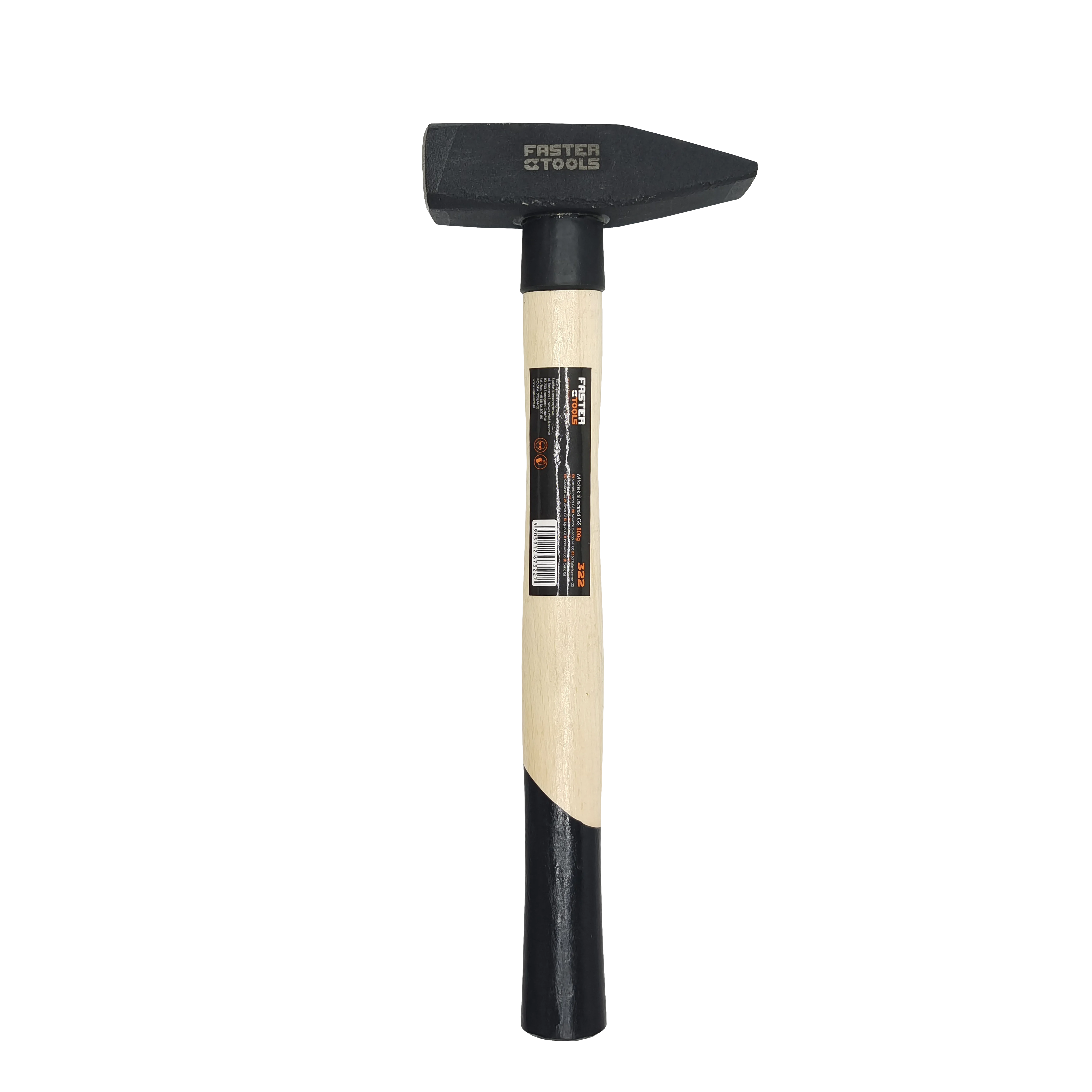 NSMTEC 100g 500g 600g 800g 1000g 1500g Machinist hammer wooden handle Forged Steel Blacksmith Forging Riveting