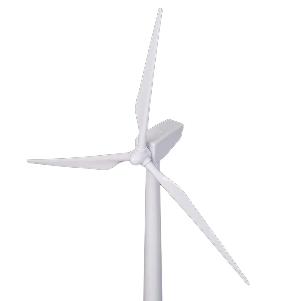 Small home garden decorative wind turbine solar powered plastic DIY kids educational solar power windmill for sale