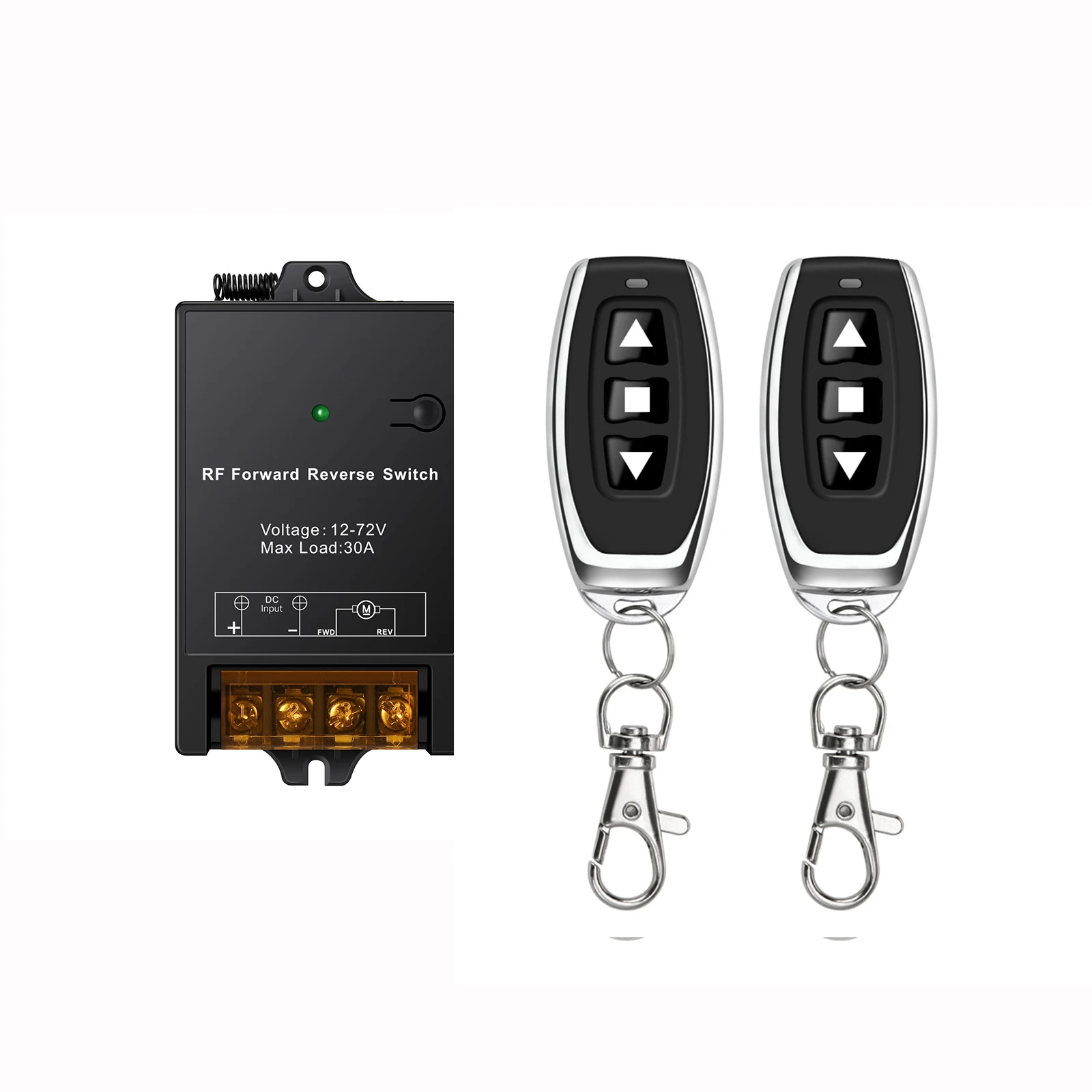 GLC Linear Actuator Controller Wireless Remote Switch 12v 30 Amp Forward Reverse Relay Switch 12v Forward Reverse Remote Switch