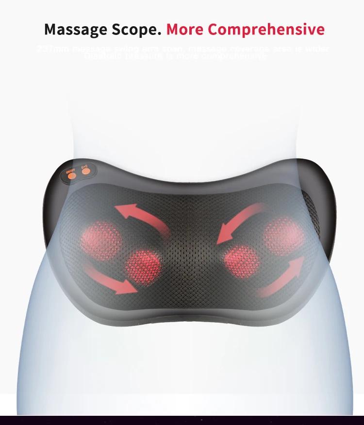 Горячая продажа, уход за волосами, уход за волосами, массажная подушка 2019 смарт с двойным рядом пуговиц для шеи и плеч массажер китайский шеи andback массажер