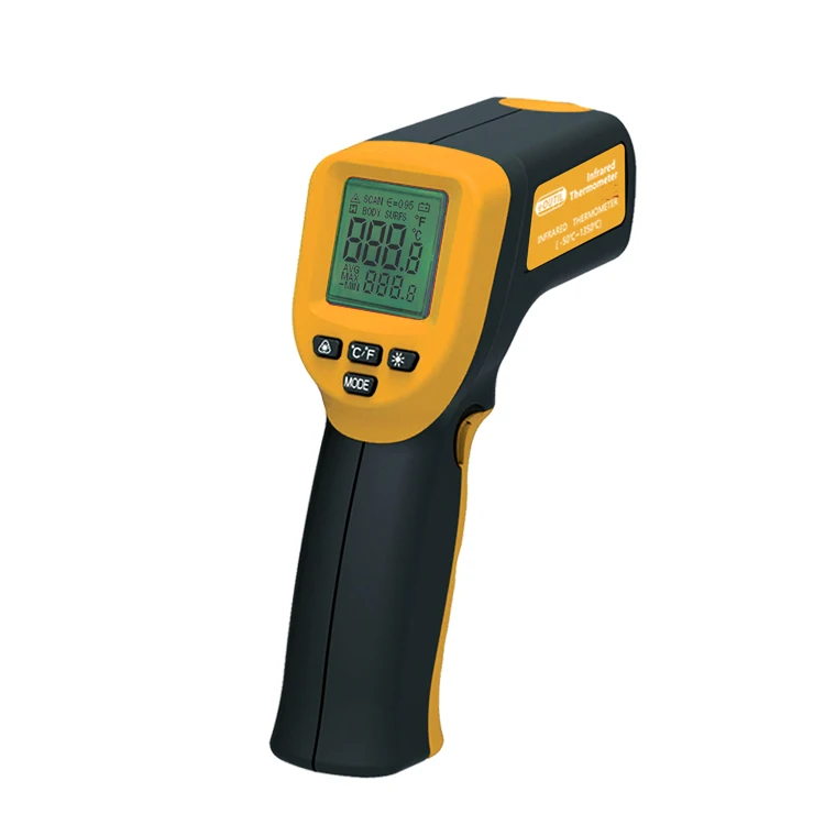Industrial Usage! Non-contact with Laser Targeting Industrial High Temperature Gun Digital Temperature Thermometer