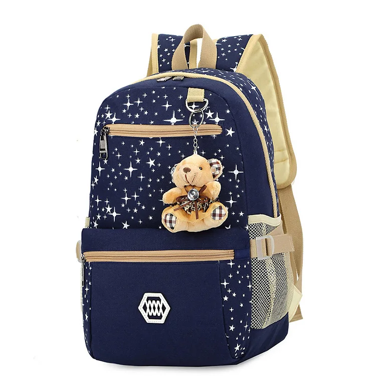 Manufacturers school bag backpac custom school bag for girls teenagers