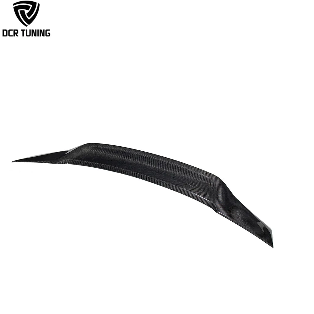 B8.5 Carbon Spoiler R Style for Audi A4 B8.5 Carbon Fiber Rear Trunk Spoiler Back Boot Lip Wing Sedan 2013-2016