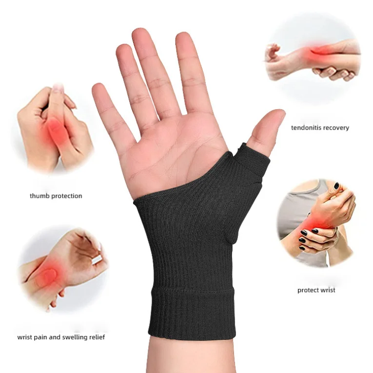 Высококачественные гелевые поддерживающие перчатки для большого пальца и запястья терапевтический компрессионный бандаж мужчин женщин