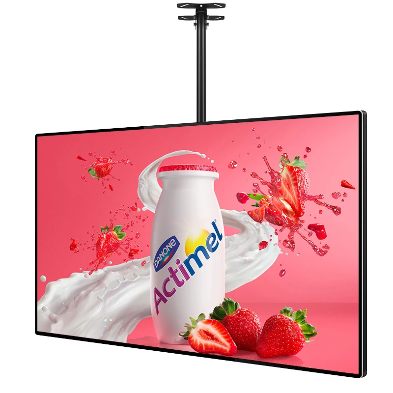 43' Wifi Wall Mounted Digital Signage Infrared Touch Screen Kiosk AD Player For Shopping Mall