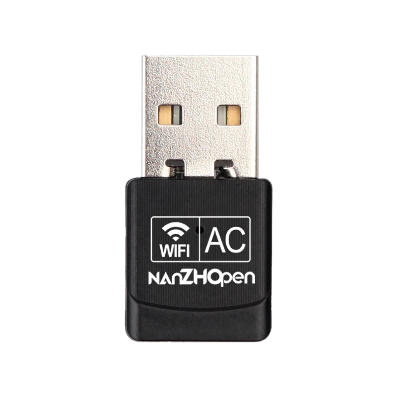 Customized Logo WiFi 802.11 11AC ZP-600M Wireless USB Dongle 2.4GHz 5.8GHz Wi-Fi USB 600Mbps Nano Adapter