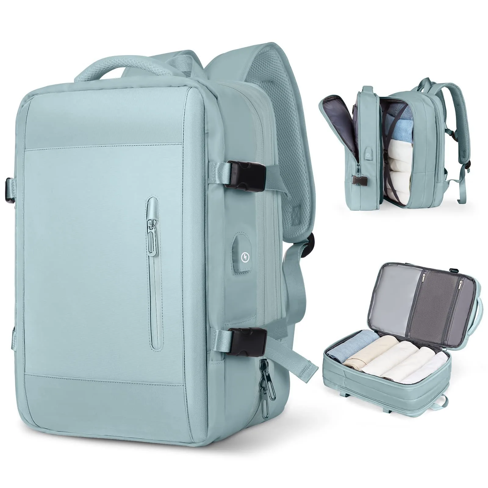 Business Computer Backpacks For College Students Expandable Travel Backpack With Large Capacity Backpack For Travel