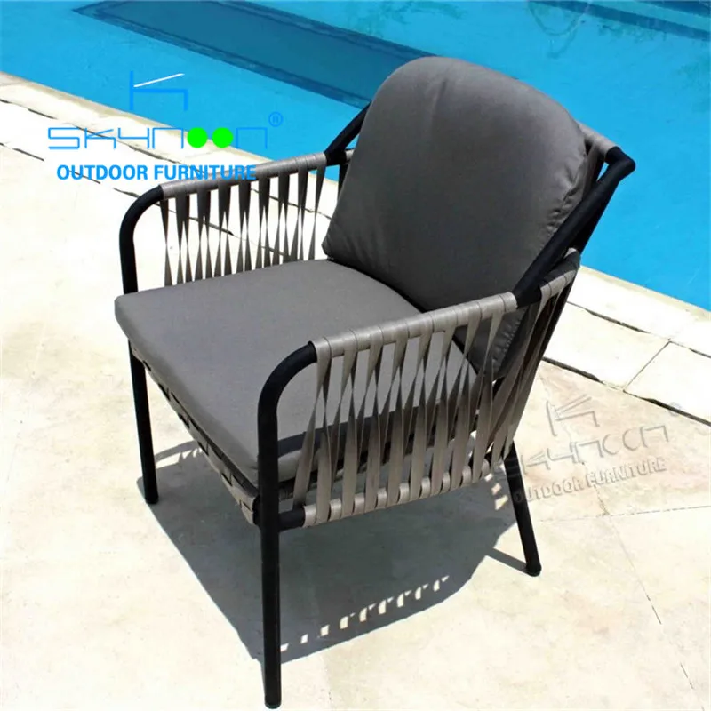 Minimalist Design Garden Dining Furniture Balcony Rattan Wicker Dining Chairs High Quality Outdoor Table and Chairs(21088)