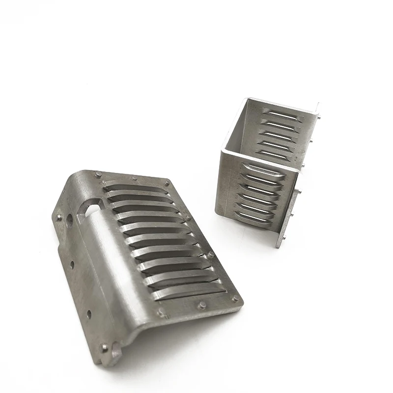 Custom Precision Stainless Steel Laser Cutting Bending Louver Blade Vents Parts Perforated Sheet Metal Fabrication